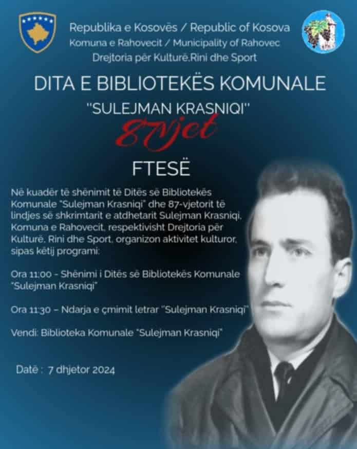 Dan biblioteke „Sulejman Krasnići“