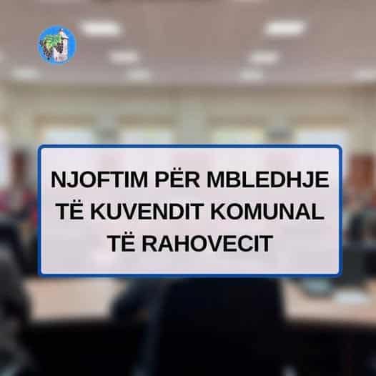 THIRRET MBLEDHJA E RREGULLT E KUVENDIT KOMUNAL, E GJASHTA PËR KËTË VIT KALENDARIK